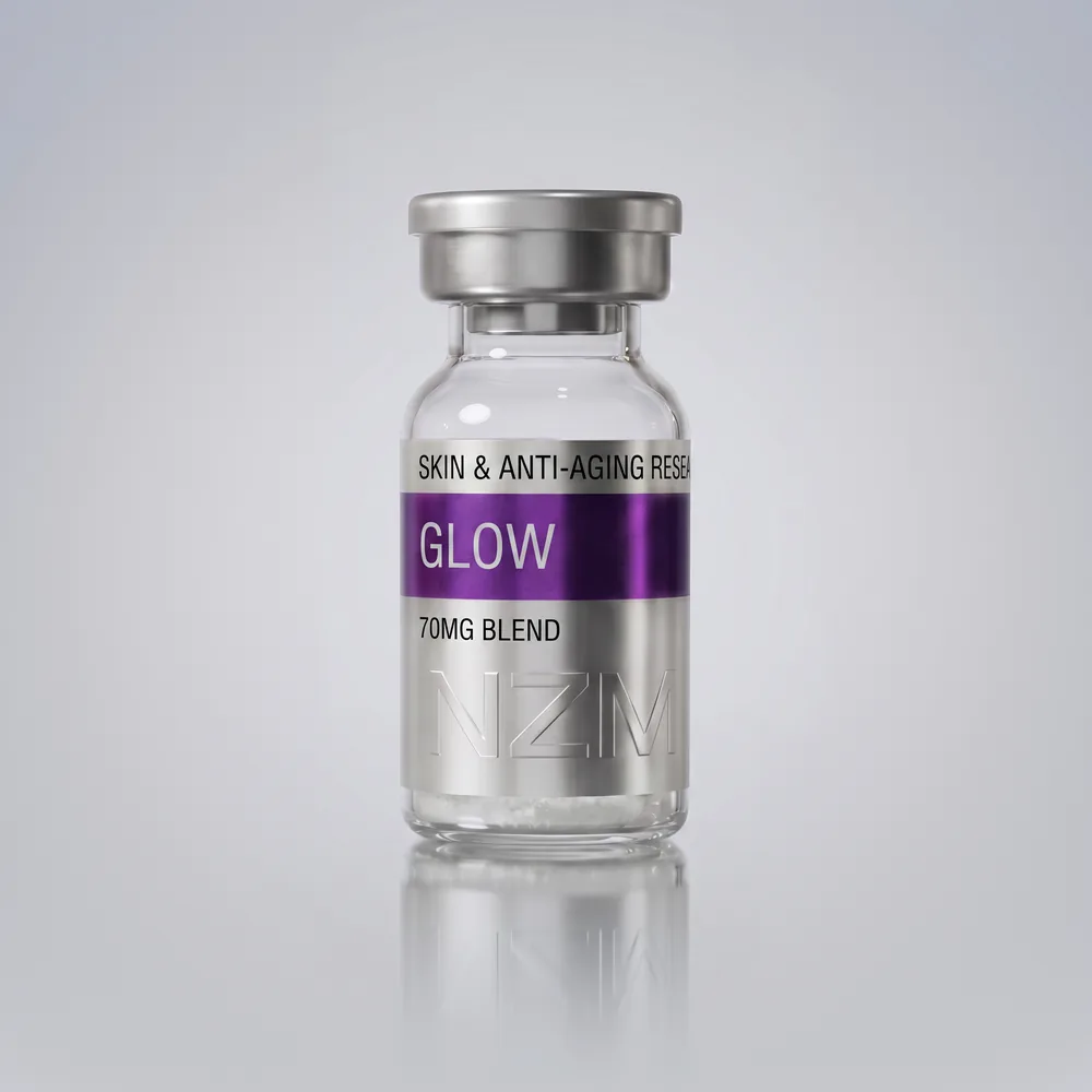GLOW 70 MG Peptide Blend - 70MG BLEND: GHK-Cu 50MG · BPC-157 10MG · TB-500 10MG